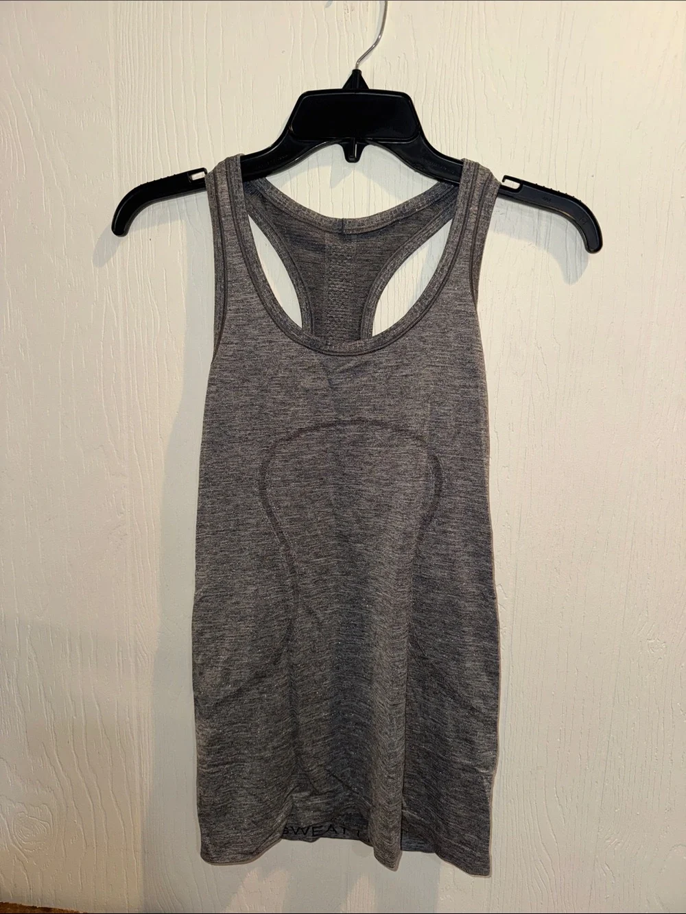 lululemon athletica Gray Sparkle Racerback Tank